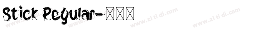 Stick Regular字体转换
